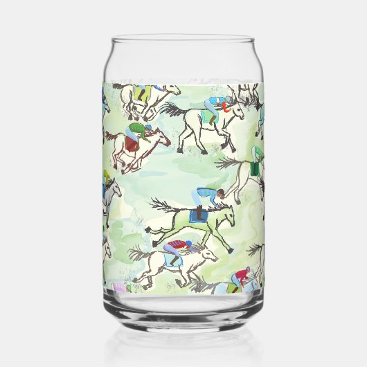 Op naar de Races Drinkware Set Blikvorm Glas (Voorkant)