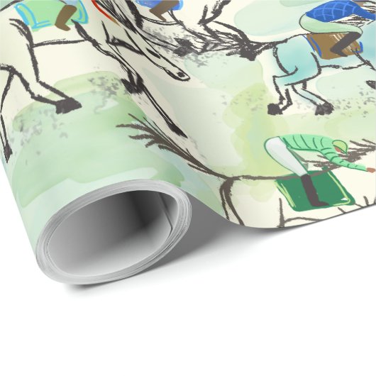 Op naar de Races Gift Wrap Cadeaupapier (Rol Hoek)