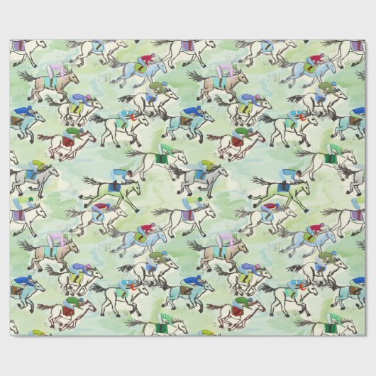 Op naar de Races Gift Wrap Cadeaupapier (Vlak)