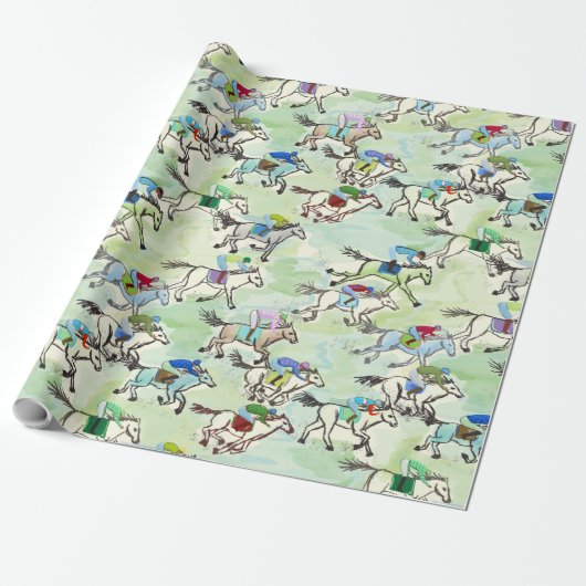 Op naar de Races Gift Wrap Cadeaupapier (Uitgerold)
