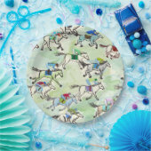 Op naar de Races Paper Borden Papieren Bordje (Feest)