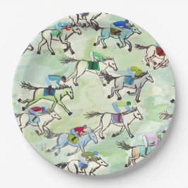 Op naar de Races Paper Borden Papieren Bordje
