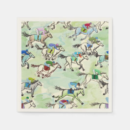 Op naar de Races Paper Napkin Servet
