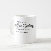 Op naar een andere bijeenkomst koffiemok (Voorkant links)