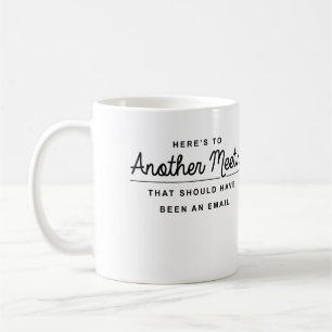 Op naar een andere bijeenkomst koffiemok