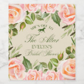 Op naar het Altar Derby Vrijgezellenfeest Wijn Etiket (Enkel label)