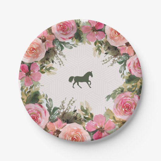 Op naar het Altar Kentucky Derby Vrijgezellenfeest Papieren Bordje (Voorkant)