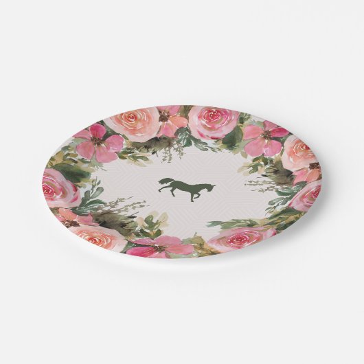 Op naar het Altar Kentucky Derby Vrijgezellenfeest Papieren Bordje (Gekanteld)