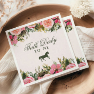 Op naar het Altar Kentucky Derby Vrijgezellenfeest Servet