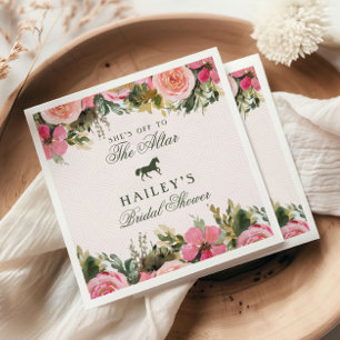 Op naar het Altar Kentucky Derby Vrijgezellenfeest Servet