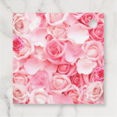 Op naar het Altar Red Roses Vrijgezellenfeest Bedankjes Labels (Achterkant)