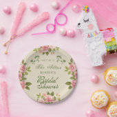 Op naar het Derby Floral Vrijgezellenfeest Papieren Bordje (Feest)