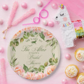 Op naar het Derby Floral Vrijgezellenfeest Papieren Bordje (Feest)