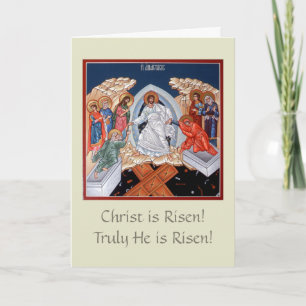 Op naar het Hades Pascha Wenskaart Kaart