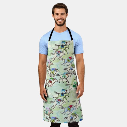 Op naar het Races Schort (Gedragen)