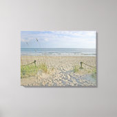 Op naar het strand canvas afdruk (Voorkant)