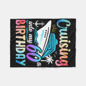 Op naar mijn 60ste verjaardag, 60 jaar fleece deken (Voorkant (Horizontaal))