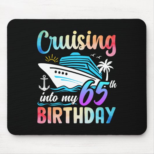 Op naar mijn 65ste verjaardag, 65 jaar muismat (Voorkant)