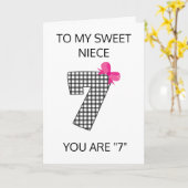 OP NAAR MIJN "SPECIALE NICHTJE" OP JE VERJAARDAG!  KAART (Gele Bloem)