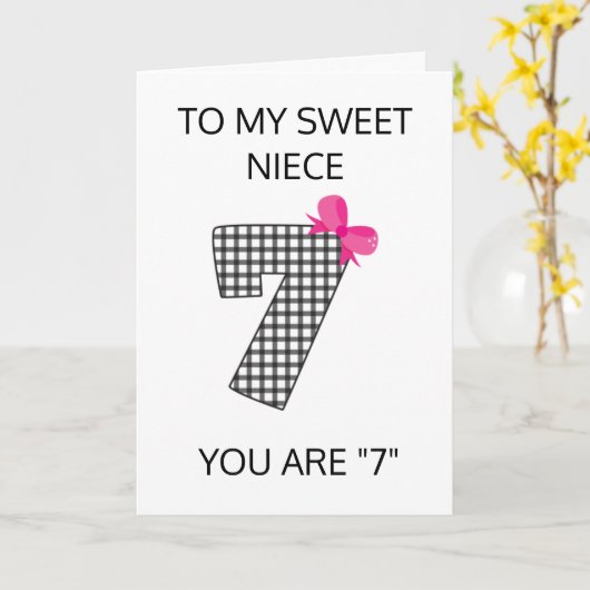 OP NAAR MIJN "SPECIALE NICHTJE" OP JE VERJAARDAG!  KAART (Gele Bloem)