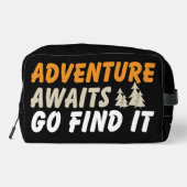 Op naar nieuwe avonturen toilettasje (Achterkant)