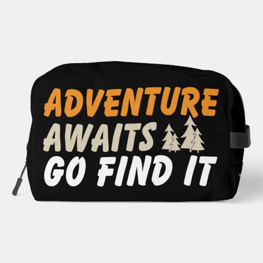 Op naar nieuwe avonturen toilettasje (Achterkant)