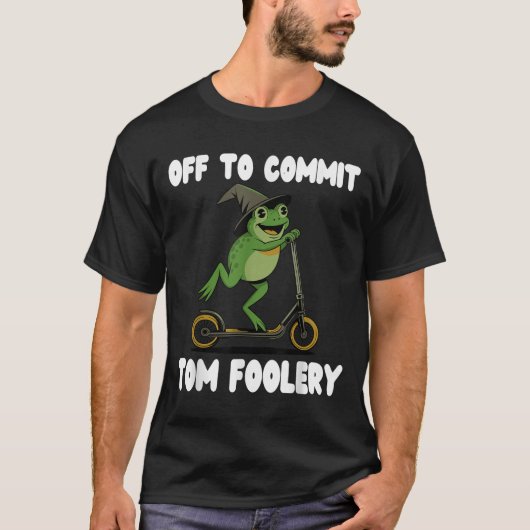 Op naar Tomfoolery T-shirt Frog Toad Weirdcore C (Voorkant)