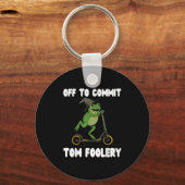 Op naar Tomfoolery T-shirt Frog Toad Weirdcore C Sleutelhanger (Voorkant)