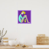 Op nachten dat je niet alleen bent. poster (Keuken)