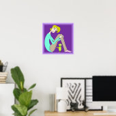 Op nachten dat je niet alleen bent. poster (Thuiskantoor)