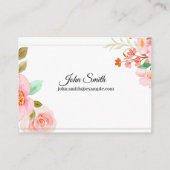 Op natuur geïnspireerd : Aangepast Visitekaartje (Achterkant)