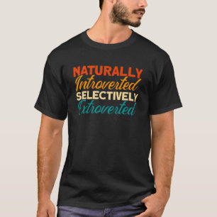 Op natuurlijke wijze ingetrokken selectief geëxtra t-shirt