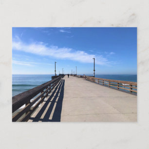 Op Newport Pier, Newport Beach, Californië Briefkaart