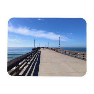 Op Newport Pier, Newport Beach, Californië Magneet
