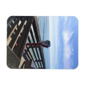 Op Newport Pier, Newport Beach, Californië Magneet (Horizontaal)