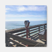 Op Newport Pier, Newport Beach, Californië Magneet (Voorkant)