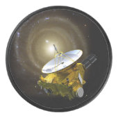 Op nieuwe horizons interstellair ruimtevaartuig hockey puck (Voorkant)