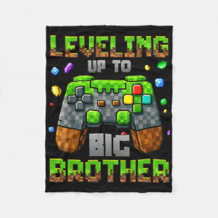 Op Niveau Brengen Naar Grote Broer Voor Gamer Jong Fleece Deken