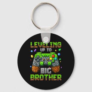 Op niveau komen tot grote broer voor gamer jongens sleutelhanger