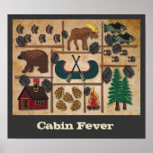 Op North Cabin Fever Poster (Voorkant)