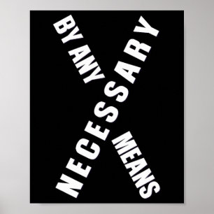 Op om het even welke manier Malcolm Black History  Poster