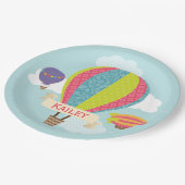 Op, omhoog en weg papieren bordje (Gekanteld)