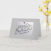 OP **ONS 1e JUBILEUM** MAAK JE ME COMPLEET Kaart (Gele Bloem)