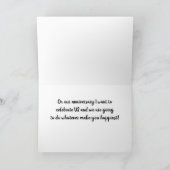 OP ***ONS JUBILEUM*** DOE WAT "JE" GELUKKIG MAAKT KAART (Binnen)