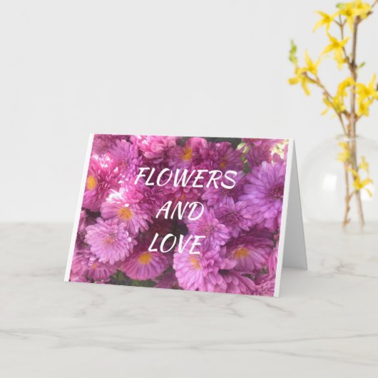 OP *ONS JUBILEUM* EEN BEETJE LOVIN' KAART (Gele Bloem)