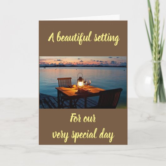 OP ***ONS JUBILEUM*** EEN PRACHTIGE OMGEVING/LIEFD KAART (Voorkant)