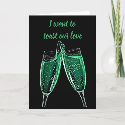 OP ONS *JUBILEUM* & *ELKE DAG* DE LIEFDE VIEREN KAART (Voorkant)