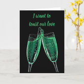 OP ONS *JUBILEUM* & *ELKE DAG* DE LIEFDE VIEREN KAART (Gele Bloem)