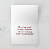 OP *ONS JUBILEUM* GEEF IK JE "AL" MIJN LIEFDE KAART (Binnen)