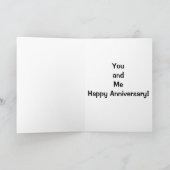 OP "ONS JUBILEUM" VOOR ALTIJD U EN MIJ! KAART (Binnen)